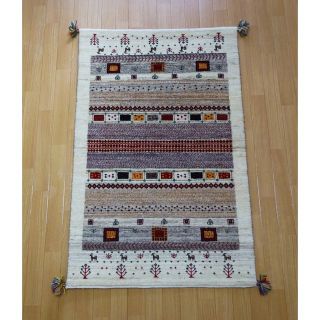 カシュクリ・ギャッベ イラン産 ウール100% (ペルシャ絨毯)の通販