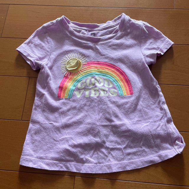 babyGAP(ベビーギャップ)のbaby gap半袖Tシャツ キッズ/ベビー/マタニティのキッズ服女の子用(90cm~)(Tシャツ/カットソー)の商品写真