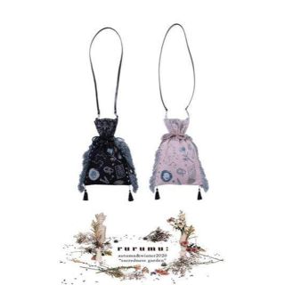 rurumu: 縷縷夢兎 20AW ショルダーバッグ ポシェット(black)の通販|ラクマ