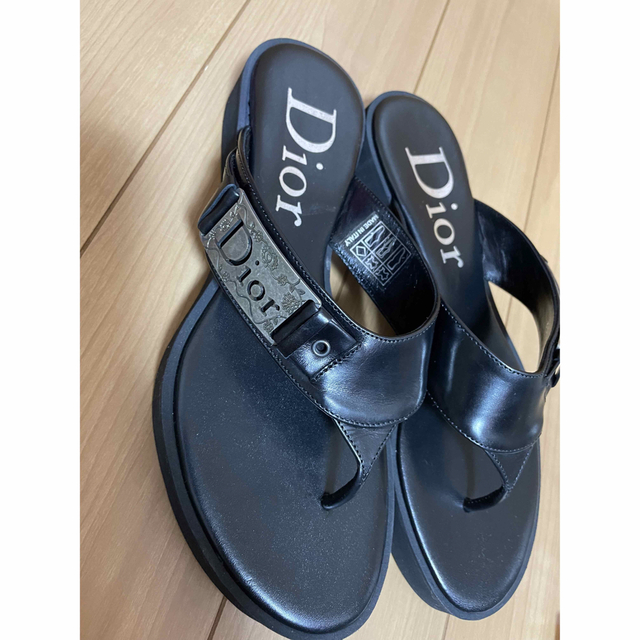 Christian Dior(クリスチャンディオール)の【Dior】レディース レザー ビーチ サンダル 35 未使用品 レディースの靴/シューズ(ビーチサンダル)の商品写真