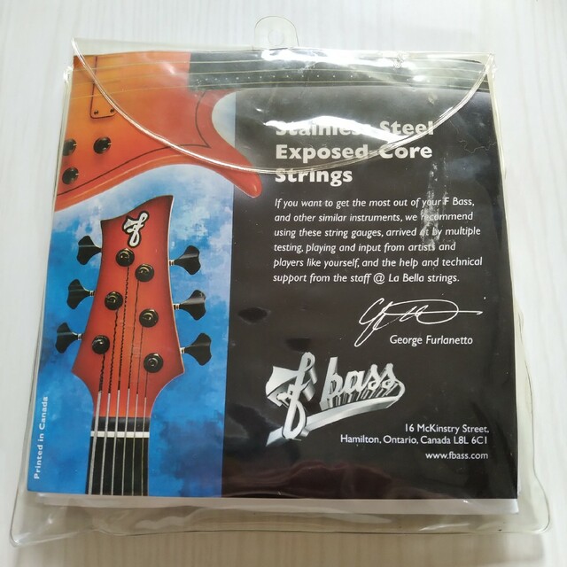 F Bass 5-STRINGS SET .043"-.128"　5弦セット 楽器のベース(弦)の商品写真