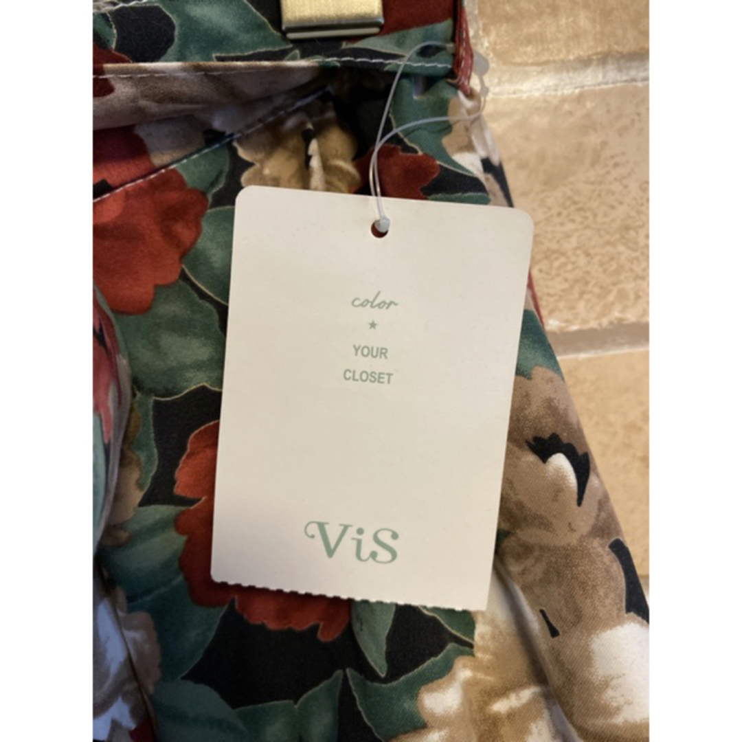 ViS(ヴィス)の新品タグ付き[VIS]フラワープリントスカート レディースのスカート(ロングスカート)の商品写真