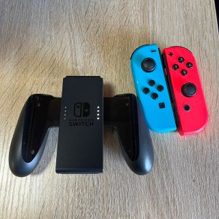 ニンテンドースイッチ(Nintendo Switch)のジョイコン Joy-Con左右コントローラ&グリップ中古品(その他)