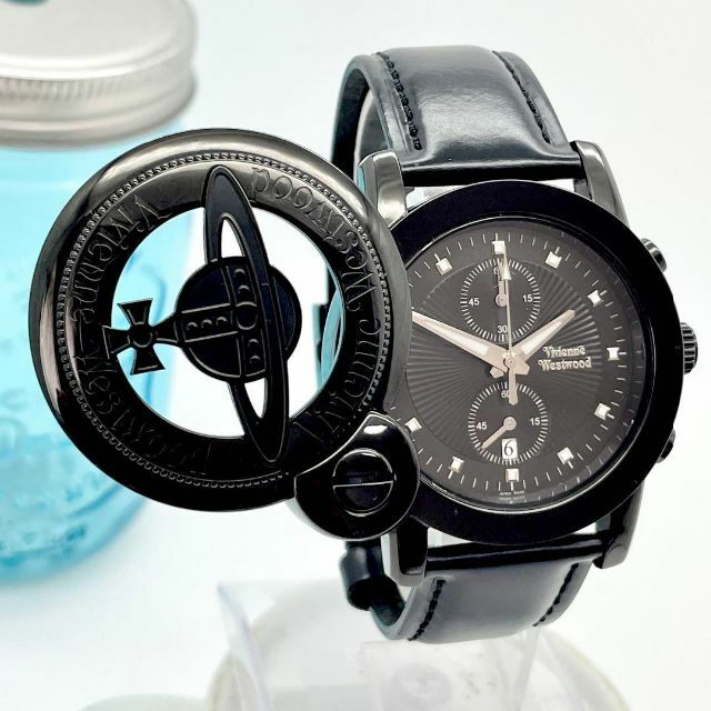 463 ヴィヴィアンウエストウッド メンズ腕時計 CAGE ブラック 人気高級