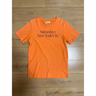 サタデーズニューヨークシティ(Saturdays NYC)のサタデーズニューヨークシティ　Tシャツ　オレンジ(Tシャツ/カットソー(半袖/袖なし))