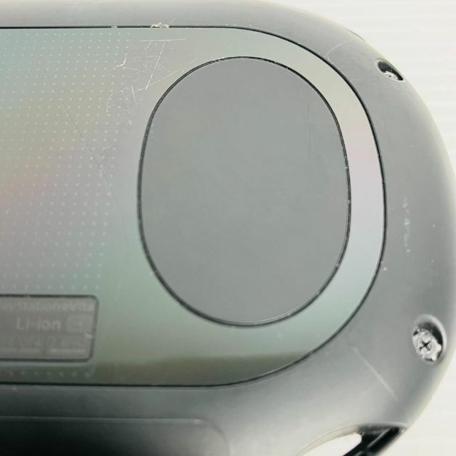 PlayStation Vita(プレイステーションヴィータ)の【良品】PSVITA ブラック PCH-2000ZA11 本体 エンタメ/ホビーのゲームソフト/ゲーム機本体(携帯用ゲーム機本体)の商品写真