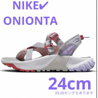 ナイキ(NIKE)のNIKE ONIONT ナイキ　オニオンタ　nike スポーツサンダル　パープル(サンダル)