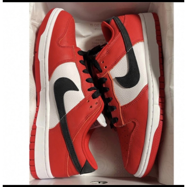 NIKE BY YOU DUNK LOW CHICAGOカラー - スニーカー 新品 NIKE DUNK BY YOU CHICAGOカラー