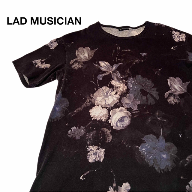 LAD MUSICIAN(ラッドミュージシャン)の希少★LAD MUSICIAN ラッドミュージシャン 花柄 オーバーTシャツ メンズのトップス(Tシャツ/カットソー(半袖/袖なし))の商品写真