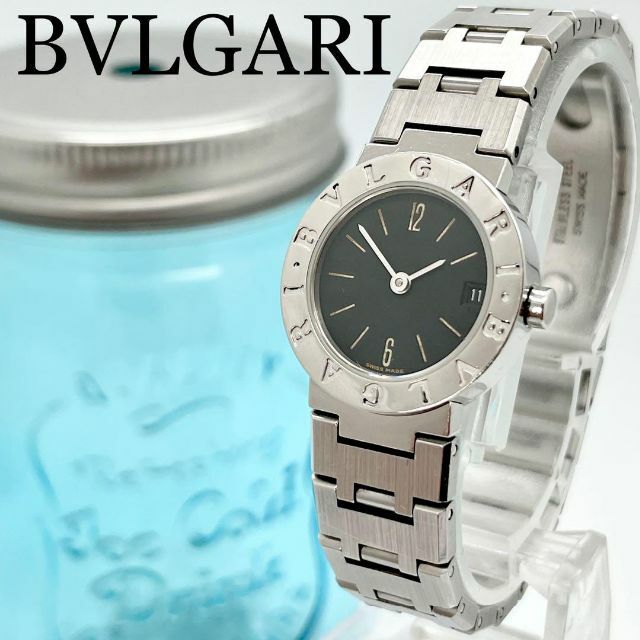 519 BVLGARI ブルガリ時計　レディース腕時計　BB23 ブラック