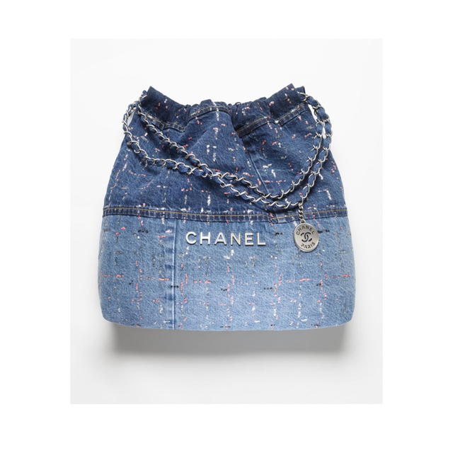 CHANELデニムバッグ