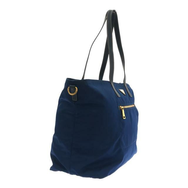 PRADA プラダ ボストンバッグ ブルー×ネイビーの通販 by ブランディア|プラダならラクマ プラダ ボストンバッグ ショルダーバッグ ブルー