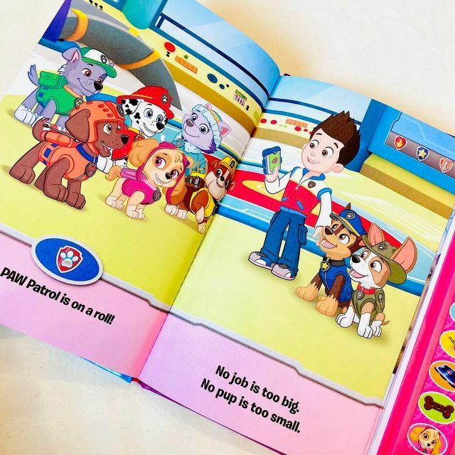 【新品】パウ・パトロール サウンド付き英語絵本 paw patrol 知育玩具 エンタメ/ホビーの本(洋書)の商品写真