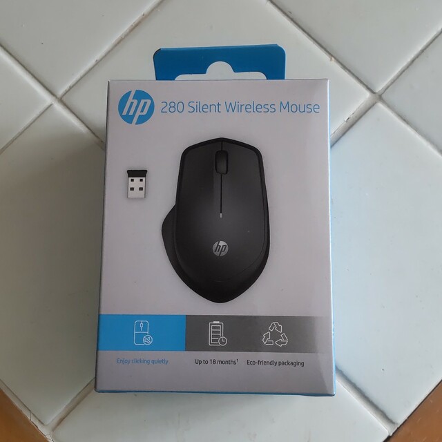 Hp280silent wireless mouse　ブラック