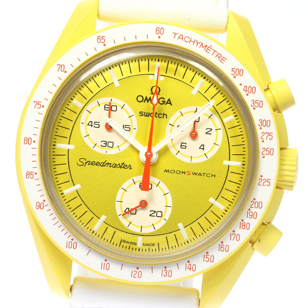 swatch(スウォッチ)のスウォッチ Swatch SO33J100 OMEGA×Swatch MISSION TO THE SUN クォーツ メンズ 良品 箱・保証書付き_754120 メンズの時計(腕時計(アナログ))の商品写真