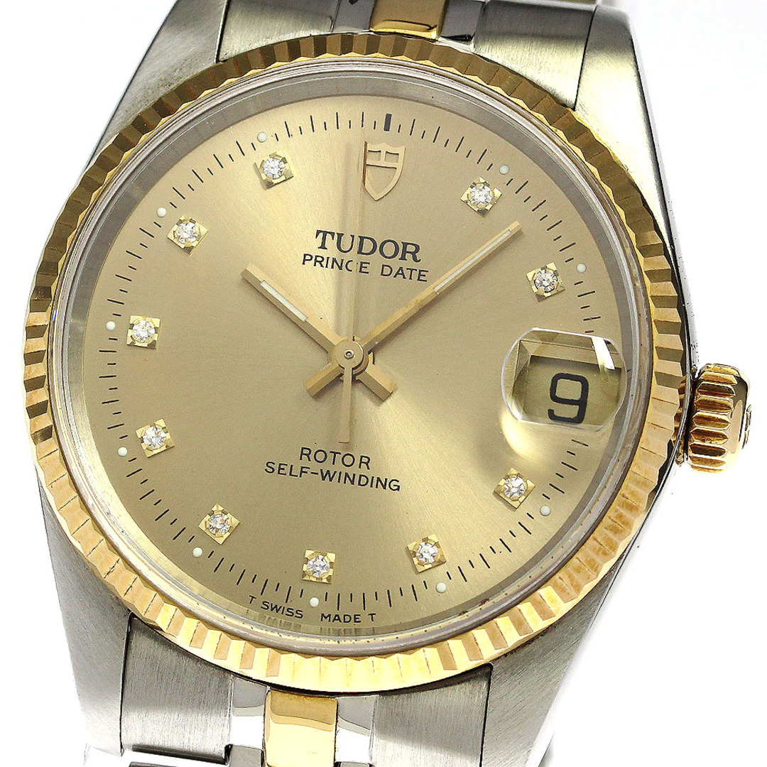 チュードル TUDOR 72033 プリンスデイト 10Pダイヤ cal.2824-2 自動巻き ボーイズ _753511