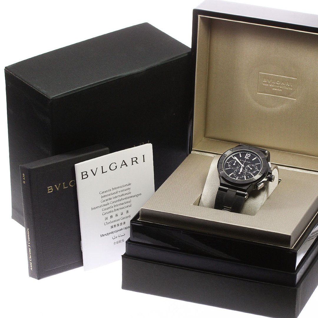 ブルガリ BVLGARI DG42SCCH ディアゴノ セラミック クロノグラフ 自動 ...