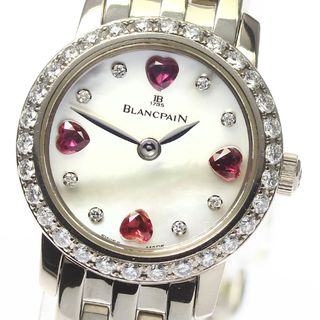 ブランパン(BLANCPAIN)の訳あり ブランパン Blancpain 0062-1997-35 レディバード K18WG ダイヤベゼル 4Pルビー 自動巻き レディース _733485(腕時計)