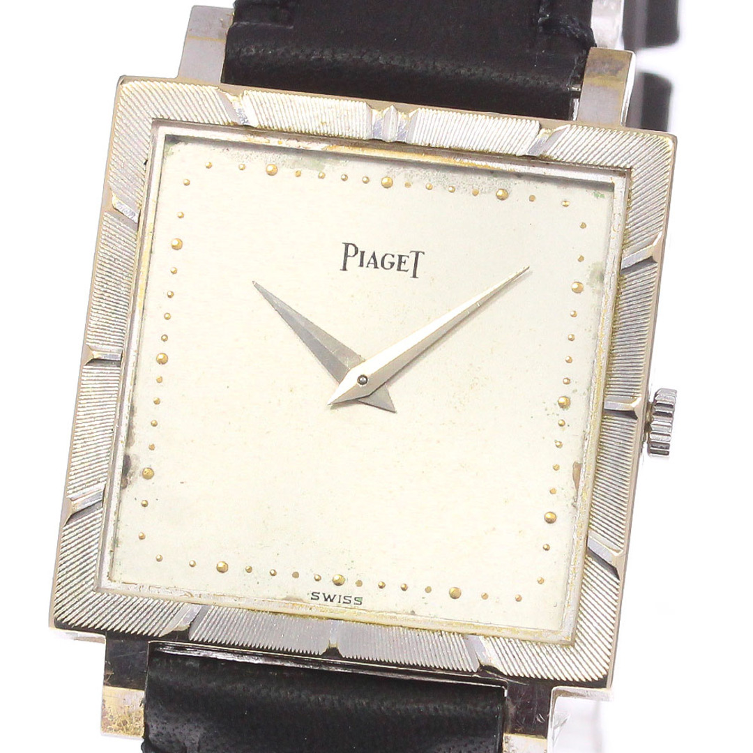 PIAGET(ピアジェ)の訳あり ピアジェ PIAGET K18WG cal.9P1 手巻き レディース _748365 レディースのファッション小物(腕時計)の商品写真