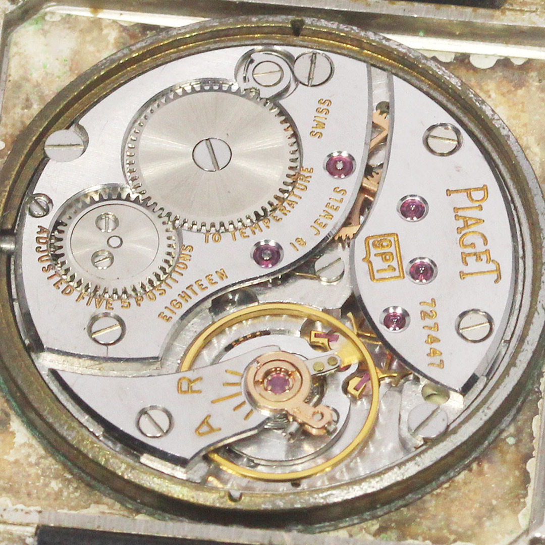 PIAGET(ピアジェ)の訳あり ピアジェ PIAGET K18WG cal.9P1 手巻き レディース _748365 レディースのファッション小物(腕時計)の商品写真