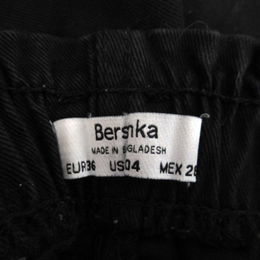 Bershka(ベルシュカ)のベルシュカ テーパードパンツ チノパン アンクル丈 ロールアップ 36 黒 レディースのパンツ(チノパン)の商品写真