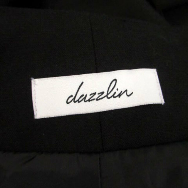 dazzlin(ダズリン)のダズリン ワイドパンツ アンクル丈 リボンベルト付き S 黒 ブラック レディースのパンツ(その他)の商品写真