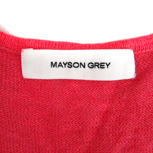 MAYSON GREY(メイソングレイ)のメイソングレイ MAYSON GREY カットソー Vネック リネン 1 ピンク レディースのトップス(カットソー(半袖/袖なし))の商品写真