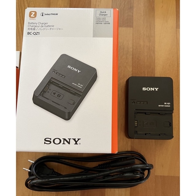 SONY BC-QZ1 とNP-FZ100のセット