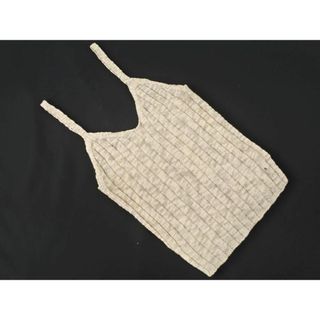 アメリカンイーグル(American Eagle)の新品 AMERICAN EAGLE アメリカンイーグル ニット キャミソール sizeS/ベージュ ■◆ レディース(キャミソール)