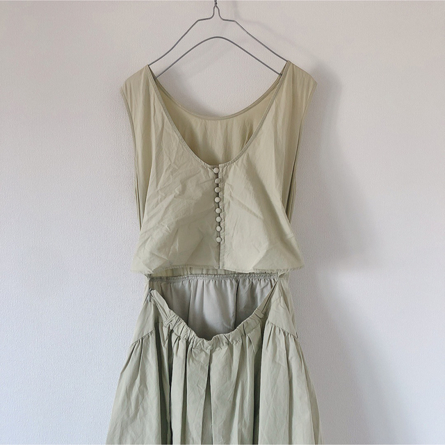 最終値下げ！【AMERI】MEDI BACK OPEN COTTON DRESS