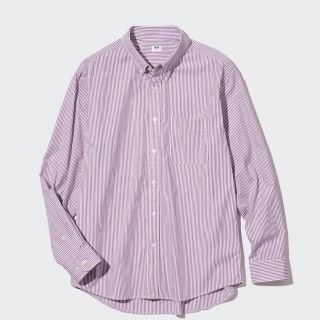 ユニクロ(UNIQLO)のユニクロ　エクストラファインコットンブロードストライプシャツ(シャツ)