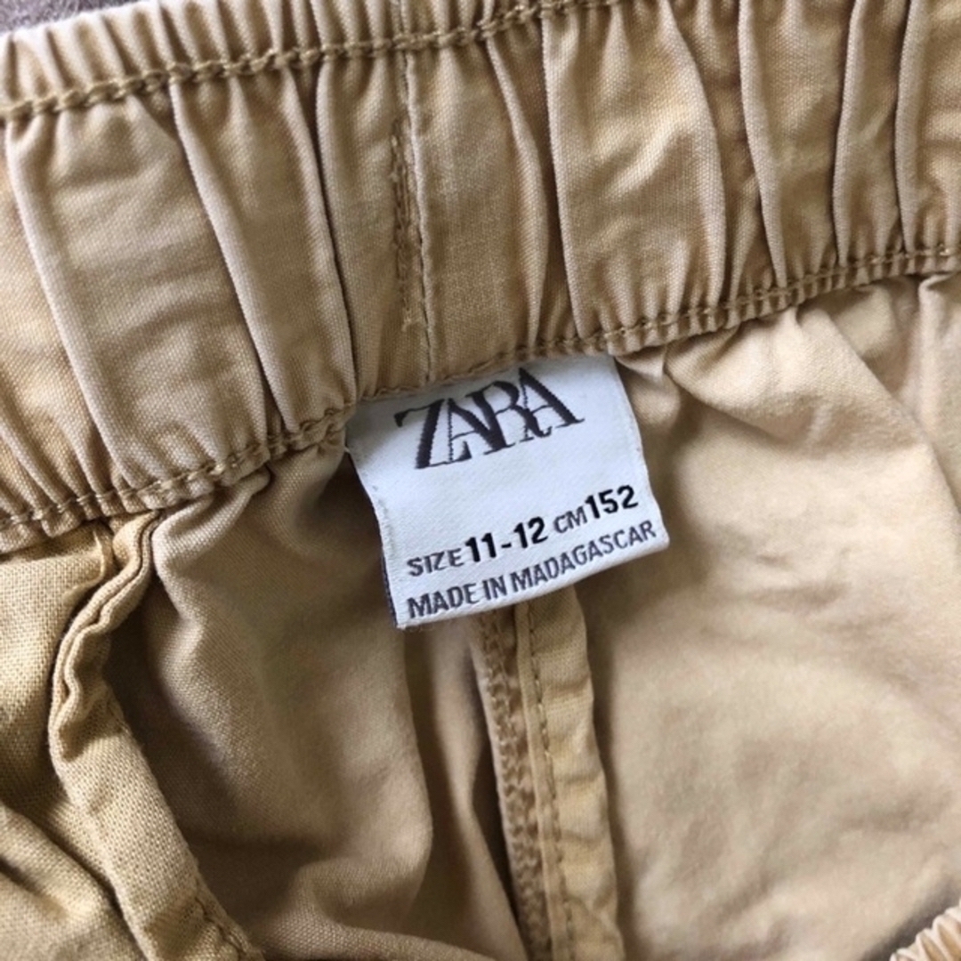 ZARA KIDS(ザラキッズ)の美品 ZARA kids カーゴ イージー ハーフ ショート パンツ 150cm キッズ/ベビー/マタニティのキッズ服男の子用(90cm~)(パンツ/スパッツ)の商品写真