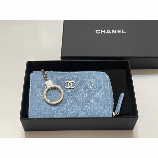 ★即日発送★新品未使用★CHANEL フラグメントケース キャビアスキン黒