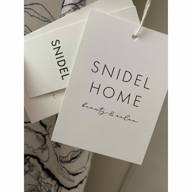 新作CICA【タグ付き】snidel home/ダブルガーゼレースワンピース