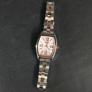 SEIKO - 極美品✨SEIKO セイコールキアlk ピンク シルバー ソーラー