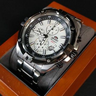 極美品【稼働品】ORIENT　オリエント　YOU　ホワイト　シルバー　クォーツErupur腕時計