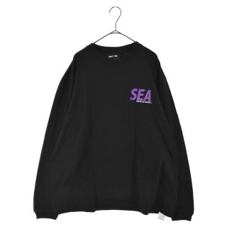 wind and sea tee ベージュ　ワンポイントロゴ　M