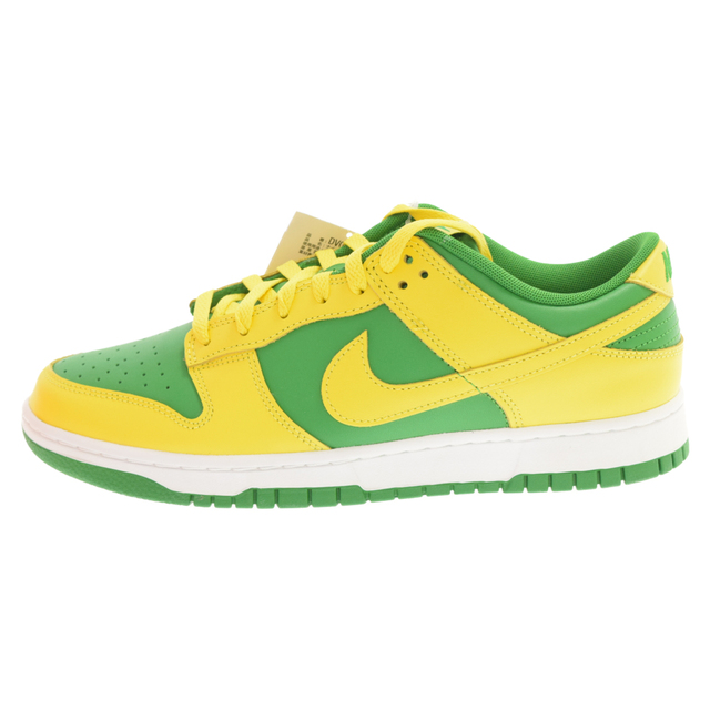 NIKE(ナイキ)のNIKE ナイキ DUNK LOW RETRO BTTYS Reverse Brazil DV0833-300 ダンクローレトロ リバースブラジル ローカットスニーカーシューズ グリーン/イエロー US9.5/27.5cm メンズの靴/シューズ(スニーカー)の商品写真