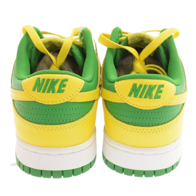 NIKE(ナイキ)のNIKE ナイキ DUNK LOW RETRO BTTYS Reverse Brazil DV0833-300 ダンクローレトロ リバースブラジル ローカットスニーカーシューズ グリーン/イエロー US9.5/27.5cm メンズの靴/シューズ(スニーカー)の商品写真