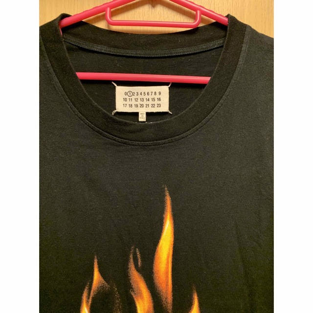 maison margiela flame tee ファイヤー tシャツ