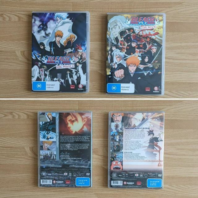 リージョン機必要 海外限定版 劇場版 ブリーチ 映画 アニメ DVD