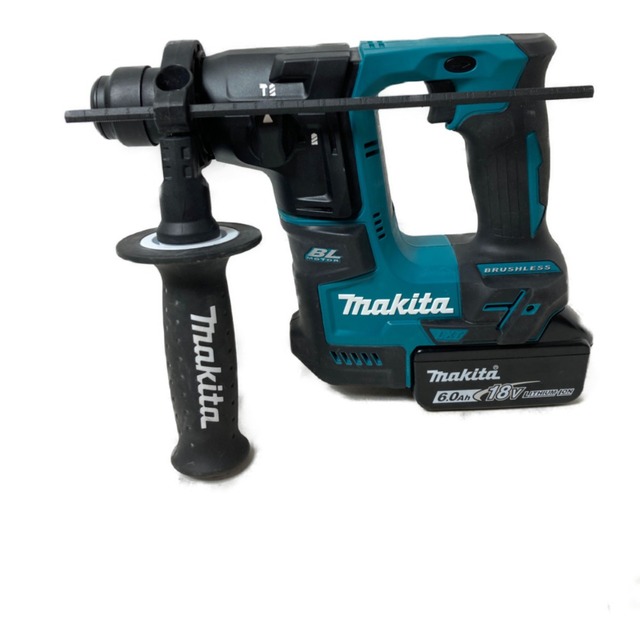 MAKITA マキタ 18V 充電式ハンマドリル 17mm (バッテリ2個・充電器・ケース付） HR171D ブルー 