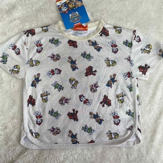 ディズニー(Disney)の新品未使用 ❤️ 総柄 パウパトロール Tシャツ120(Tシャツ/カットソー)