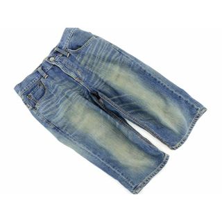 エドウィン(EDWIN)のエドウィン USED加工 ハーフ デニムパンツ size28/紺 ■◆ メンズ(デニム/ジーンズ)