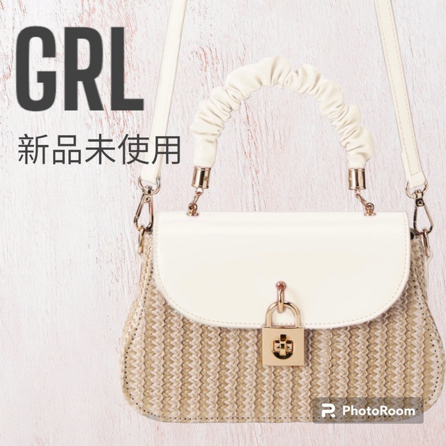 GRL - 【本日限定価格】新品未使用GRL 2wayギャザーハンドルミニかご