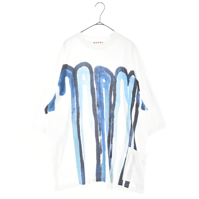 Marni - MARNI マルニ 22SS ドリッピングロゴ 半袖Tシャツ ホワイト
