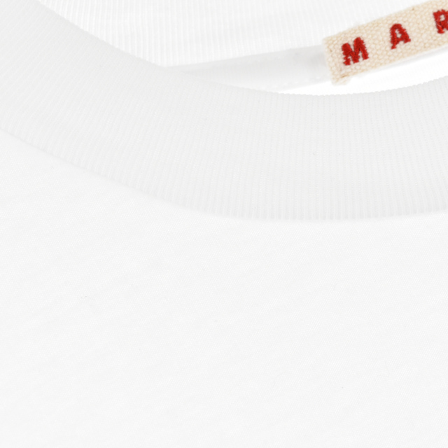 Marni(マルニ)のMARNI マルニ 22SS ドリッピングロゴ 半袖Tシャツ ホワイト HUMU0229P1 USCT04 メンズのトップス(Tシャツ/カットソー(半袖/袖なし))の商品写真