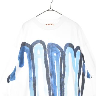 Marni - MARNI マルニ 22SS ドリッピングロゴ 半袖Tシャツ ホワイト