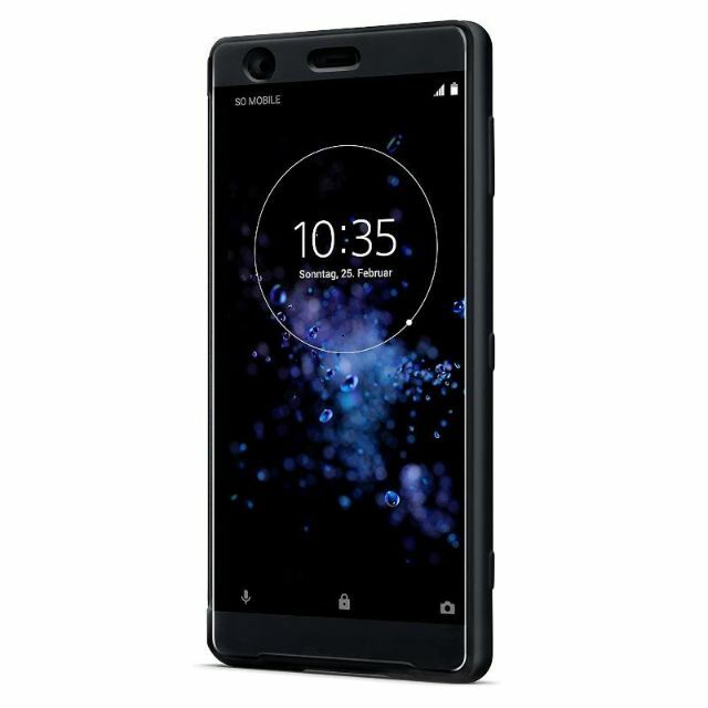 SONY(ソニー)の新品 SONY 純正 Xperia XZ2 エクスペリア カバー ブラック スマホ/家電/カメラのスマホアクセサリー(Androidケース)の商品写真