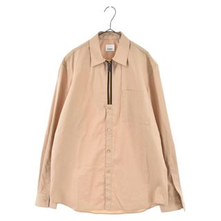 バーバリー(BURBERRY)のBURBERRY バーバリー 19AW ハーフZIP切替ドレスシャツ 長袖シャツ(シャツ)